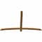 Ekena Millwork Bellingham Timber Gable Bracket, Western Red Cedar, 72"W x 45"H x 1 1/2"D x 3 1/2"F, 15/12 Pitch GBW072X45X0204BEL00SWR - alternate 4